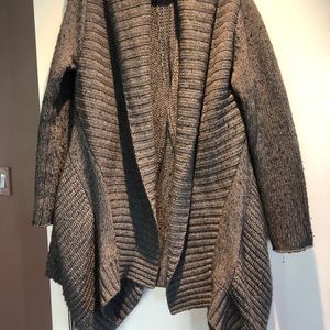 Autumn Cashmere Grey Winter Cardigan with Pockets